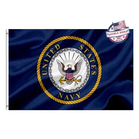 buy mosprovie navy emblem 4x6 outdoor double sided heavy duty 3ply