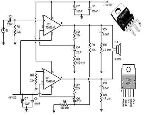 watt audio amplifier based tda amplifier circuit design