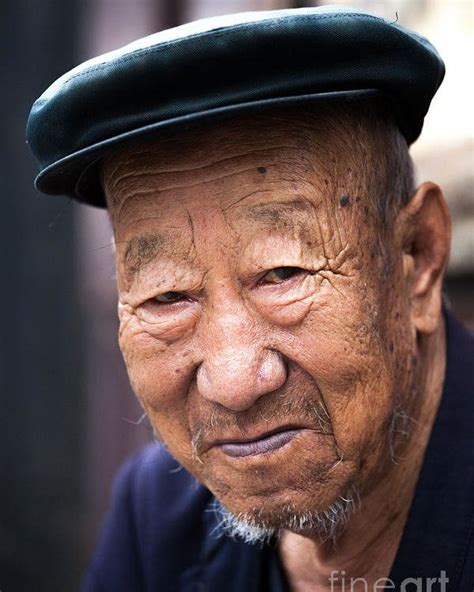 Old Chinese Man Portrait Poster By Matteo Colombo Old Man Portrait