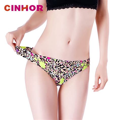 Buy Cinhor Ice Silk Underpants Women S Sexy Lingerie