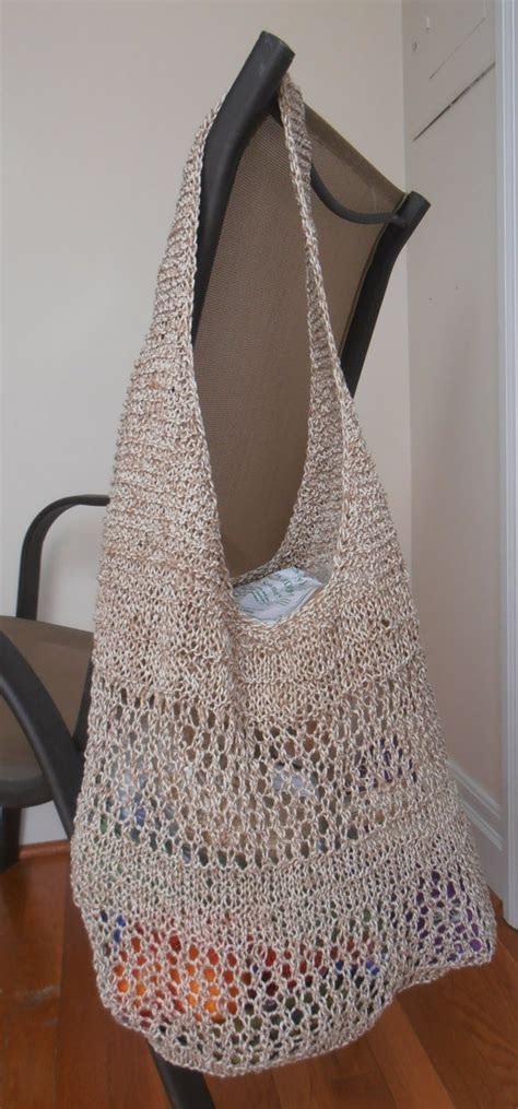 knitting pattern   market bag   file