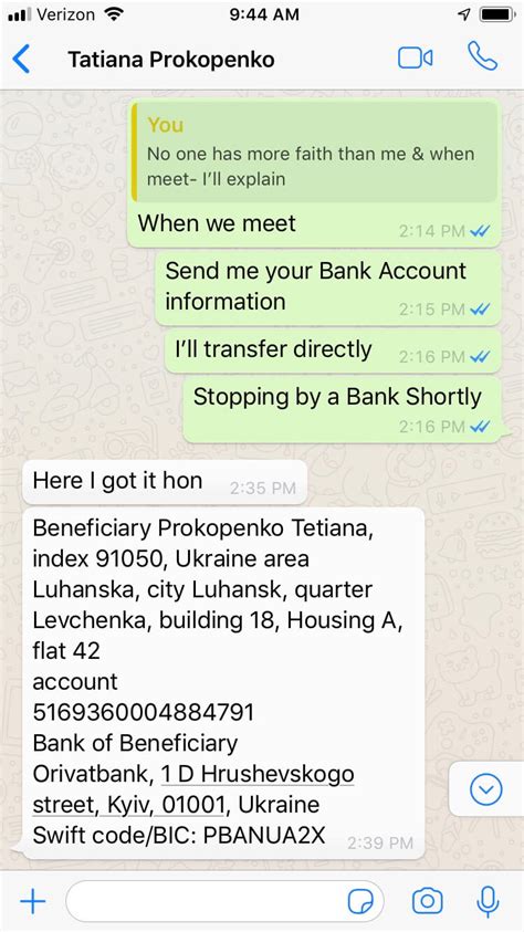 Tetiana Prokopenko Ukrainian Background Check