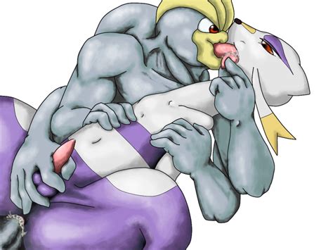 rule 34 anthro color fur furry gay insertion interspecies machamp
