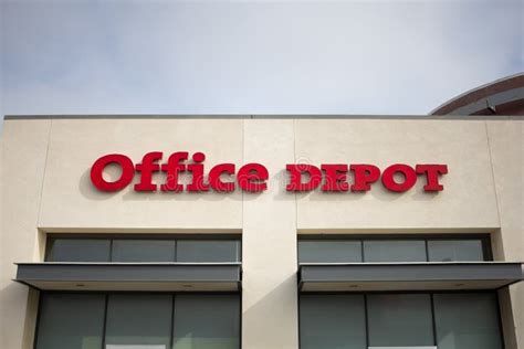 office depot sign editorial stock image image  space