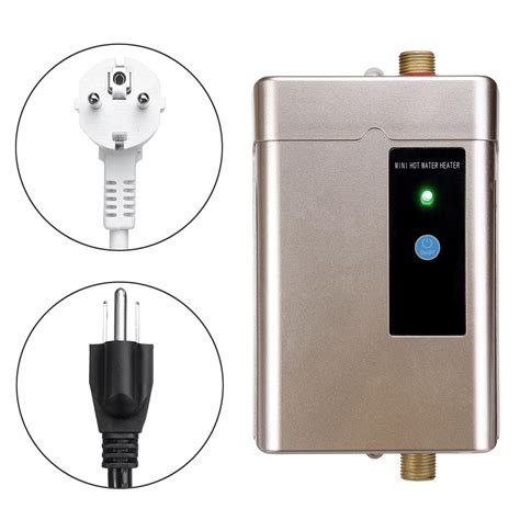 vv stainless steel mini electric tankless instant hot water heater