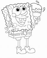 Spongebob Sponge Patty Krabby Cream Activityshelter sketch template