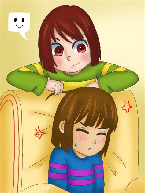 Burning Passion Undertale Frisk X Chara On Hold