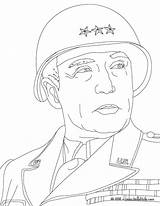 Patton Coloring General Pages George Edison Thomas People Famous Color Important Christmas Hellokids Print Colouring Printable American History Kids Remembrance sketch template