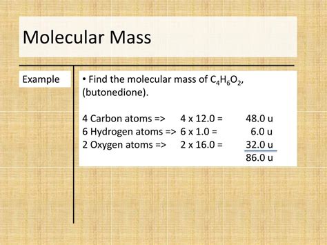 atomic mass molecular mass powerpoint    id