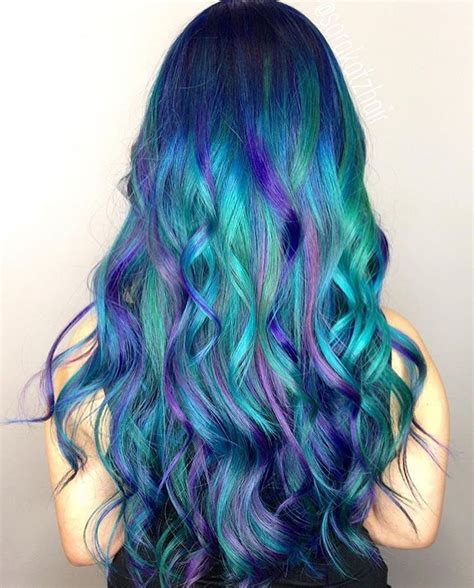 mermaid hair more peacock hair color mermaid hair color hair color