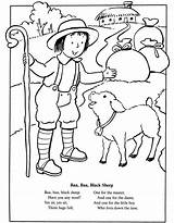 Nursery Rhymes Coloring Pages Baa Sheep Rhyme Printables Sheets Colouring Dover Printable Color Book Folk Tales Books Inkspired Musings Jack sketch template