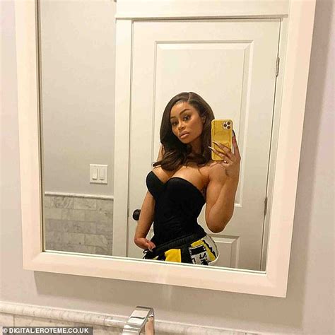 Blac Chyna Shows Off Her Sculpted Face As She Tries Out A