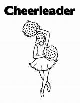 Cheerleader Tocolor Cheerleaders sketch template