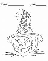 Coloring Pages Halloween Pumpkin Educational Plant Printable Head Kindergarten Color Drawing Parts Print 5th Grade Colouring House Themed Faces Hellokids sketch template