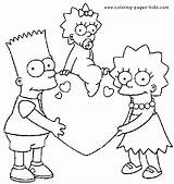 Simpsons Coloring Pages Cartoon Kids Color Family Printable Characters Sheets Character Cartoons Print Sheet Book Drawings Found sketch template