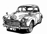 Car Coloring Pages Classic Drawing Netart sketch template