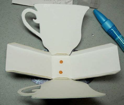 paper tea cup template paper tea cups diy paper paper box diy
