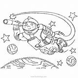 Astronaut Outer Planets Xcolorings 1280px sketch template