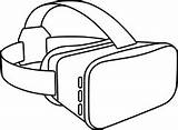 Vr Headset Drawing Paintingvalley Clipartmag sketch template