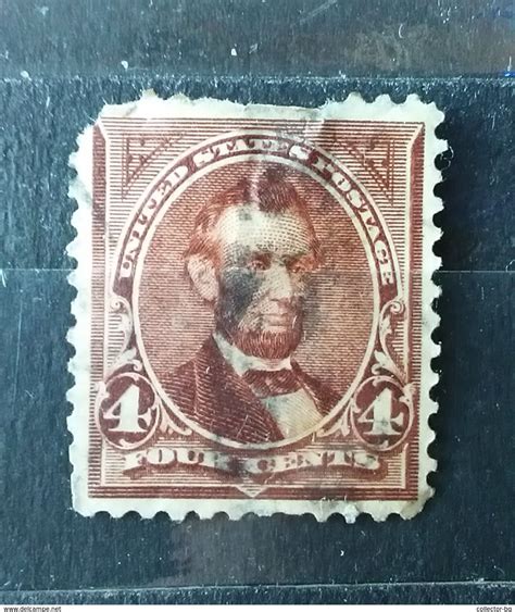 rare lincoln usa    cent vintage stamp timbre   general issues postage stamps