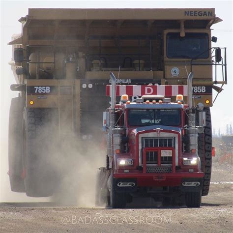 another caterpillar 785 haul truck on the move we move a lot of iron