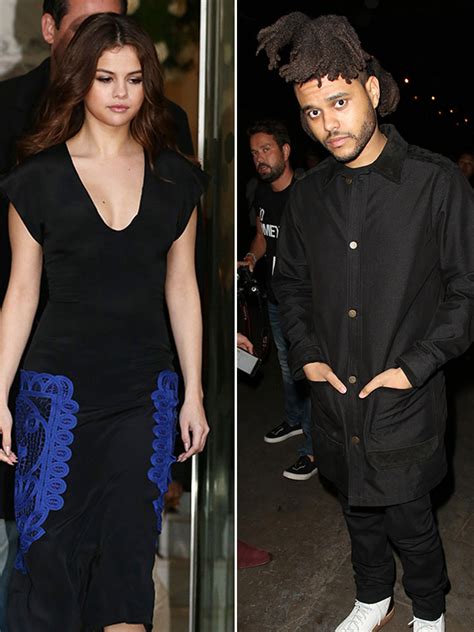 the weeknd and selena gomez s date night pair enjoy dinner in l a with friends hollywood life