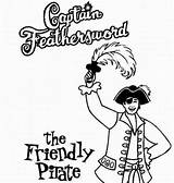 Captain Feathersword Coloring Wiggles sketch template