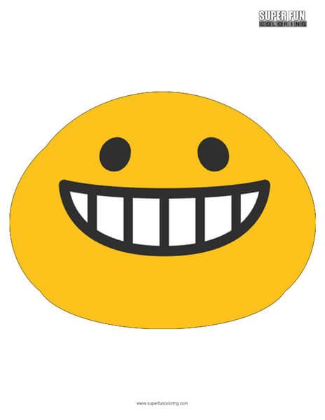 emoji smiling face  teeth