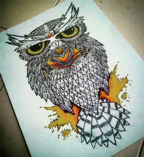 owl mandala sketch       true art  arts