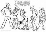 Coloring Scooby Doo Pages Gang Printable Daphne Colouring Monster Print Drawing Pup Kids Named Book Color Getdrawings Template Inc Getcolorings sketch template