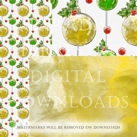 christmas paper background printable collage  sheets