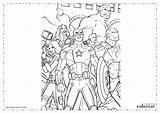 Vengadores Vingadores Colorear Superheroes sketch template