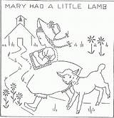 Coloring Lamb Mary Had Little Clipart Library Popular sketch template