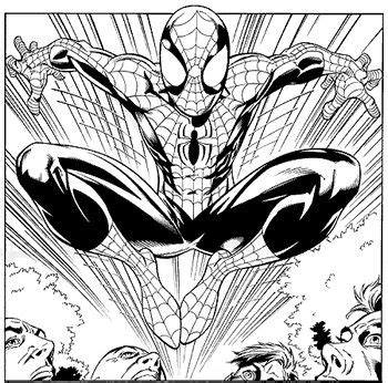 ultimate spiderman coloring pages  coloring pages spiderman