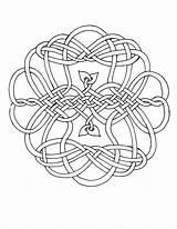 Celtic Coloring Circle Deviantart Pages Color Colouring Mandala Knots Knot Books Designs Symbols Many Dragon sketch template
