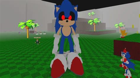 Survive Sonic Exe I M A Giant Sonic Exe Roblox Youtube