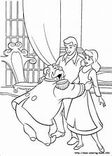 Coloring Cinderella Pages Print Disney Book Pdf Printable Coloriage Colouring Info Getcolorings Color sketch template