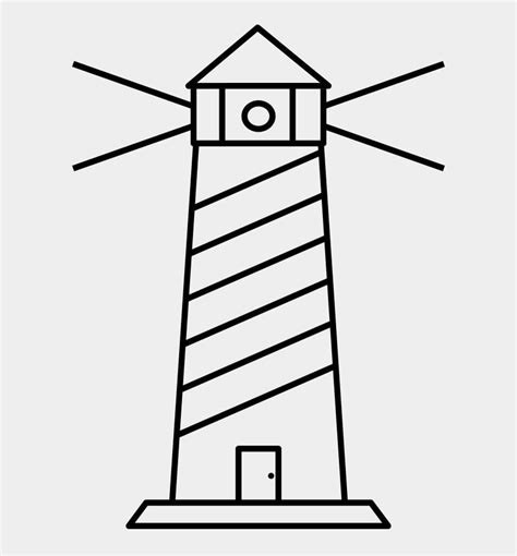 simple lighthouse  coloring page  printable coloring pages  kids