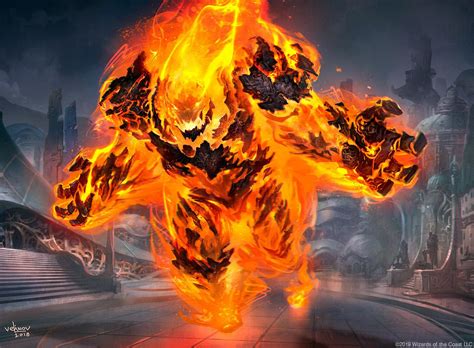 wildfire elemental  svetlin velinovwildfire elemental mtg core set