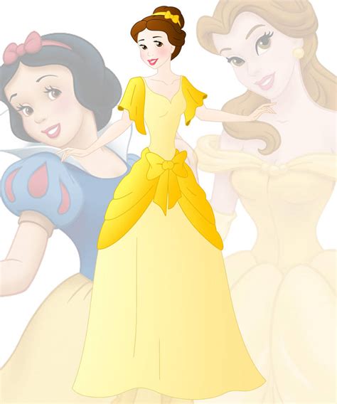 Disney Fusion Belle And Snow White By Willemijn1991 On Deviantart