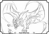 Coloring Dragon Pages Scary Emerald Wizard City Oz Getcolorings Getdrawings Printable Colorings sketch template