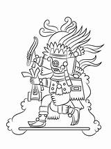 Coloring Aztec Tlaloc Pages God Azteca Warrior Dios Printable Supercoloring Color Drawing Getcolorings Choose Board Es Categories sketch template