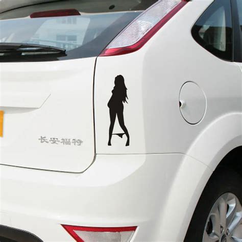 New Design Car Sticker Vinyl Decals Sexy Women Reflective Personalized