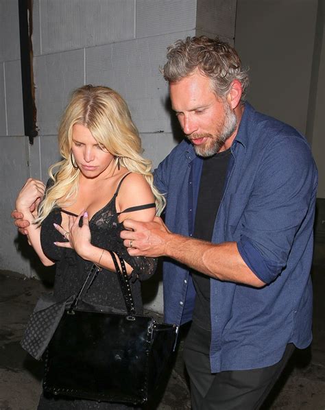 Jessica Simpson And Husband Eric Johnson As They Left Sayers Club In