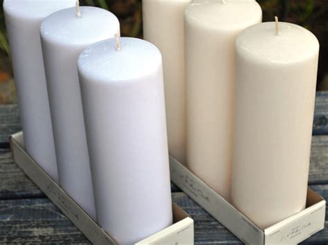 pillar candles set    shipping