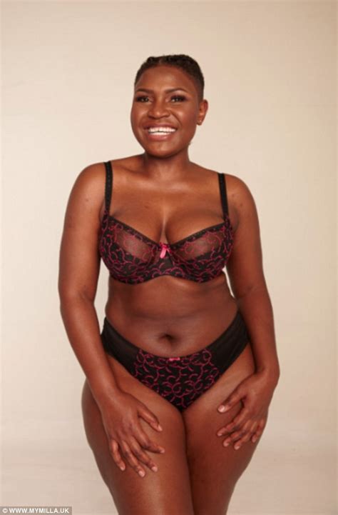 nicole kanjere with size h cup breasts launches mymilla plus size