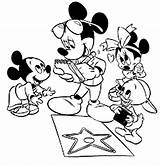 Mickey Mouse Coloring Clubhouse Minnie Baby Donald Kids sketch template