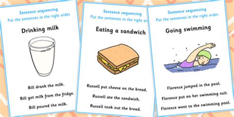 step sequencing cards teacher