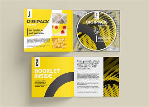 cd booklet template