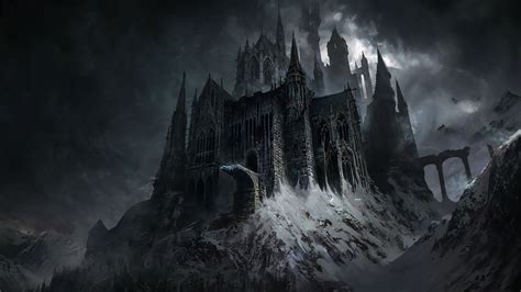resolution evil castle dark fantasy  wallpaper wallpapers den